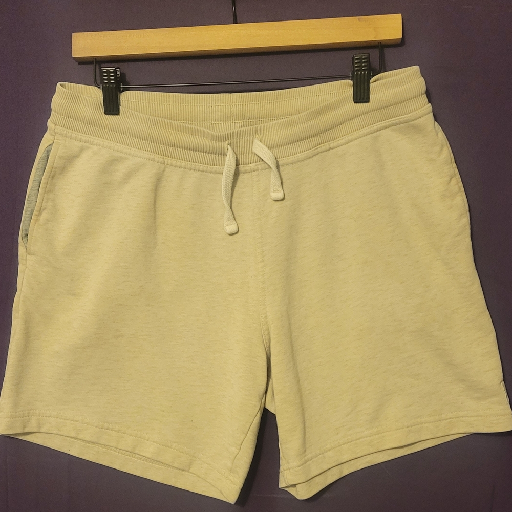 Men's Casual Drawstring Shorts - Cream
